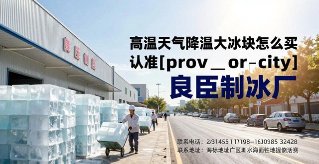 高温天气降温大冰块怎么买 认准红桥良臣制冰厂