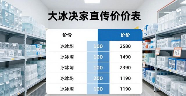 大冰块批发厂家怎么选？红桥直供渠道靠谱吗