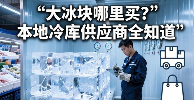 大冰块哪里买？本地冷库供应商全知道