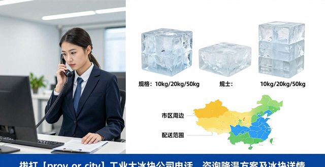 红桥工业大冰块公司电话，降温方案值得了解