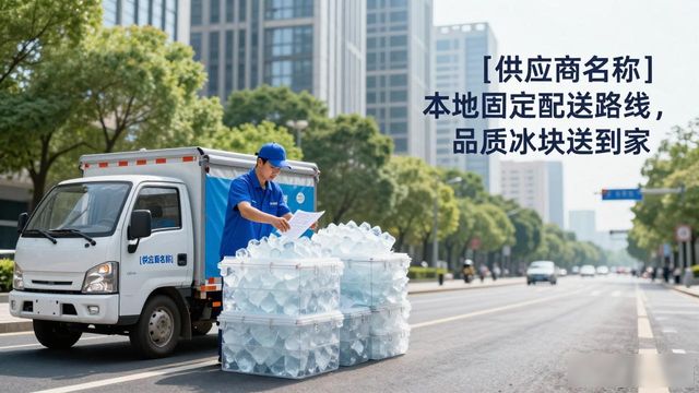 红桥食用冰块订购_食用冰块订购_透明方冰碎冰月牙冰