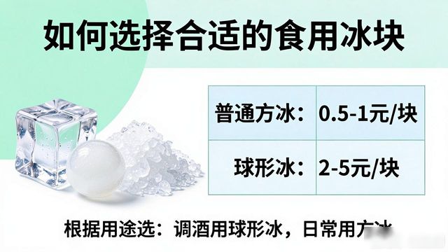 红桥食用冰块多少钱 价格与选择全解析