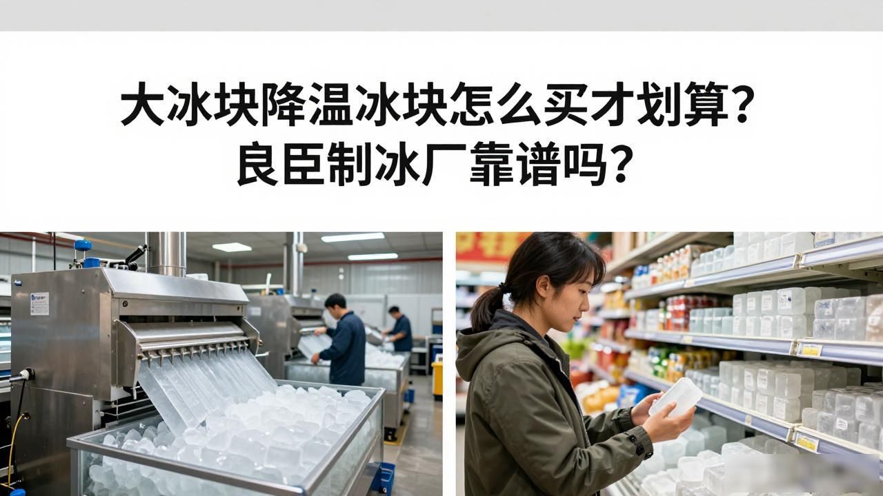 红桥大冰块降温冰块怎么买才划算？良臣制冰厂靠谱吗？