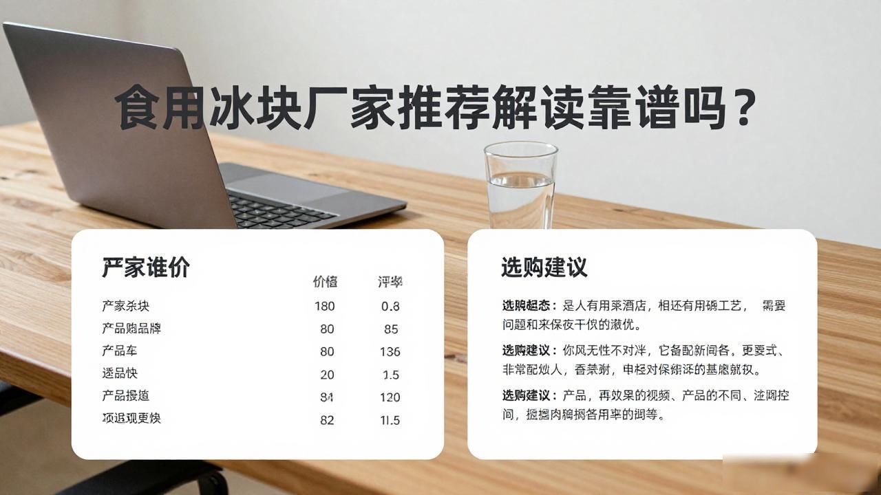 红桥食用冰块厂家推荐解读靠谱吗？