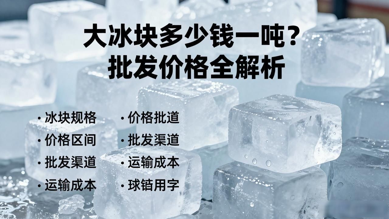 大冰块多少钱一吨？红桥批发价格全解析