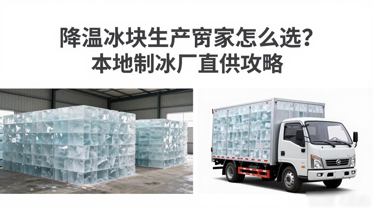 降温冰块生产厂家怎么选?红桥本地制冰厂直供攻略