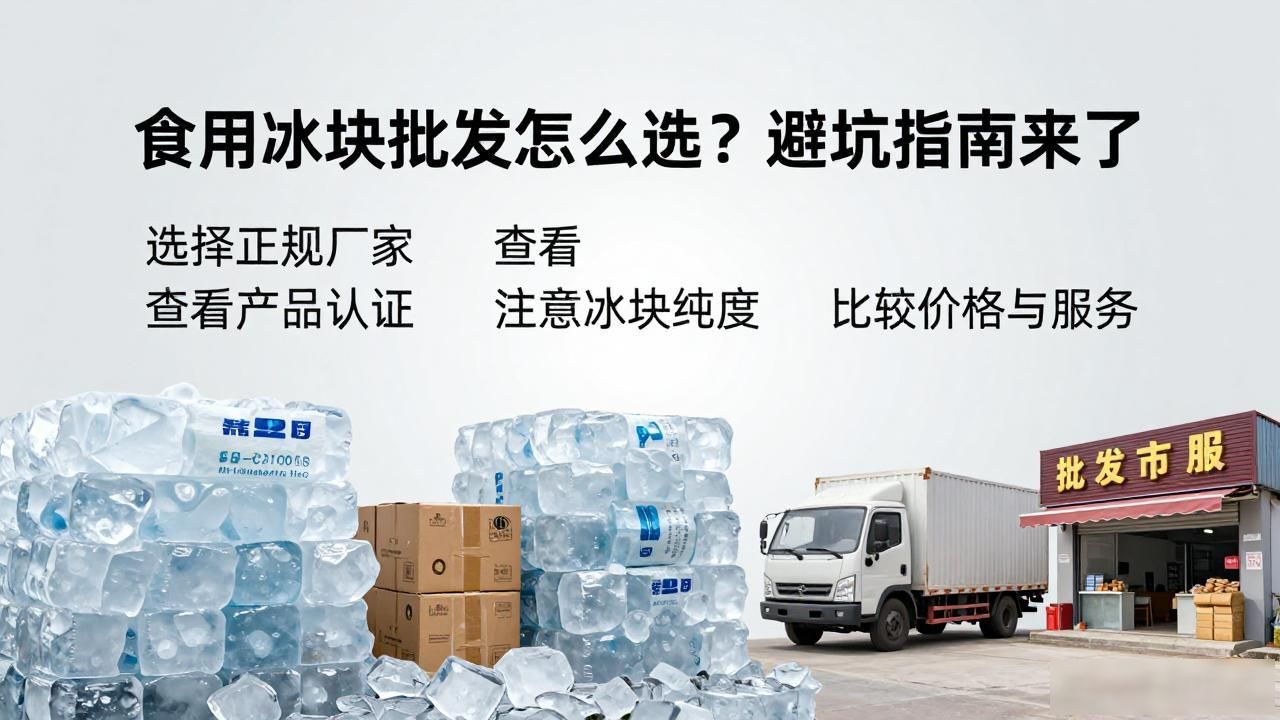红桥食用冰块批发怎么选?避坑指南来了